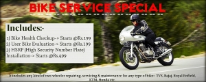 Get Ready To Service Your Two-Wheeler In Noida & Gurgaon